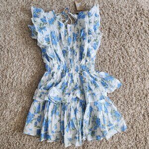 Flirty Blue Floral Minidress NWT Sz S